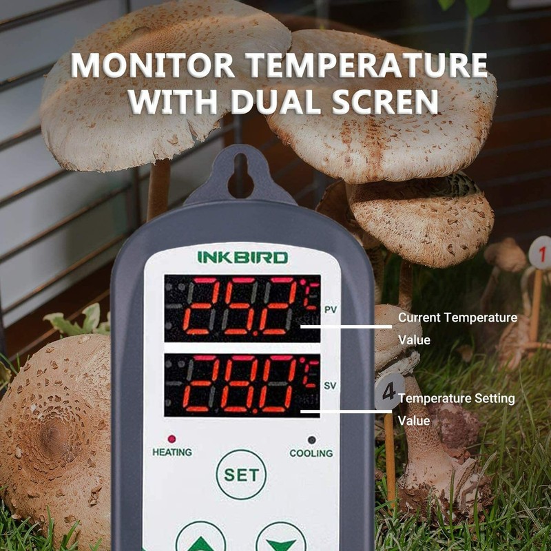 Inkbird Temperature Controller Thermostat ITC-308 Refrigerator Brewing Heating gallery