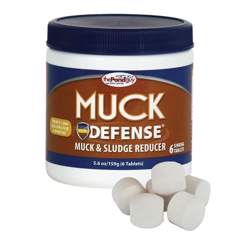 Natural Sludge Control Treatment - Pond Muck Defense, 6 Tablets, Fish & Pet Safe gallery