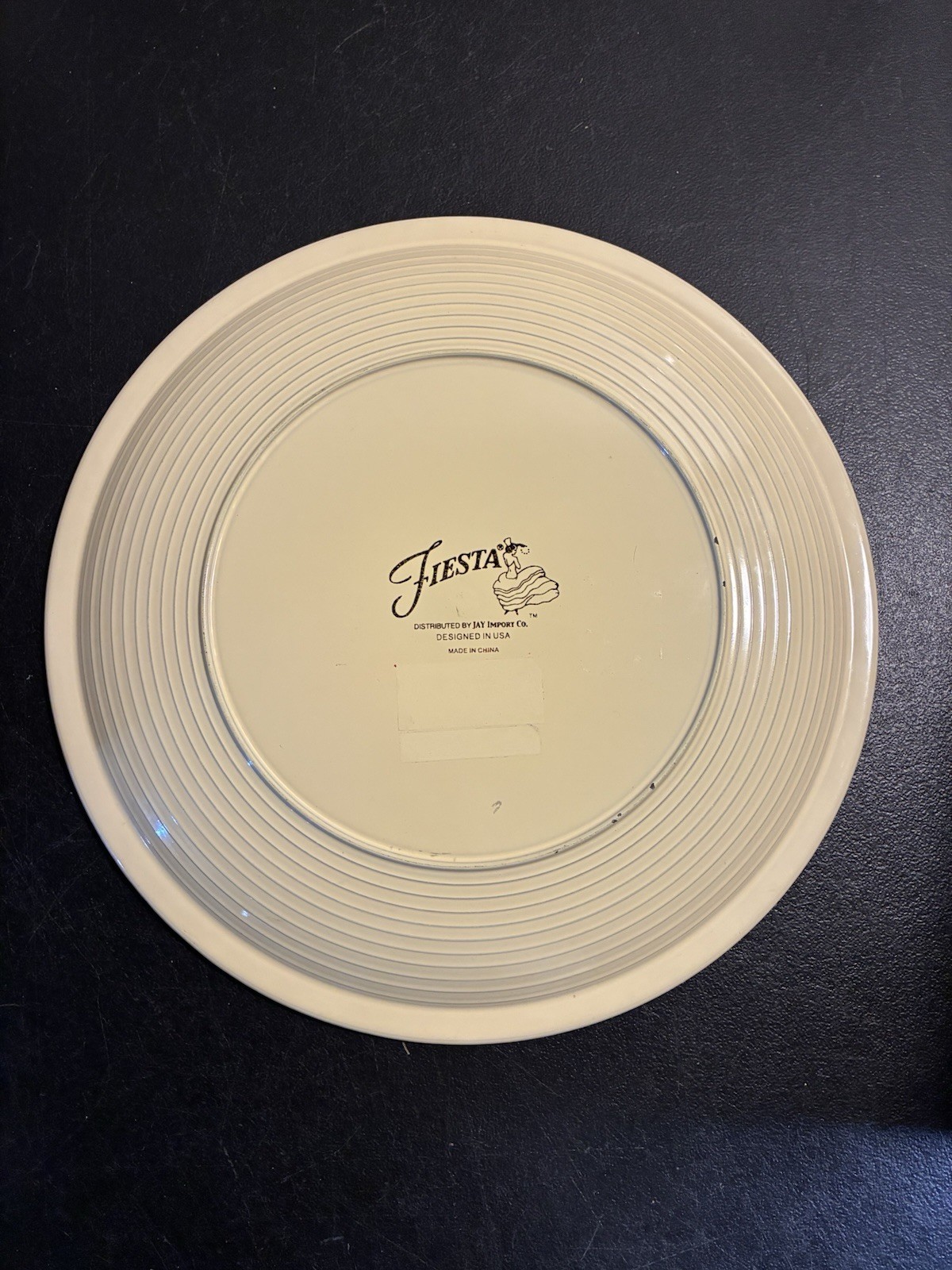 RARE! Fiesta Fiestaware Plastic Melamine 13" Charger Plate Jay Import Co gallery