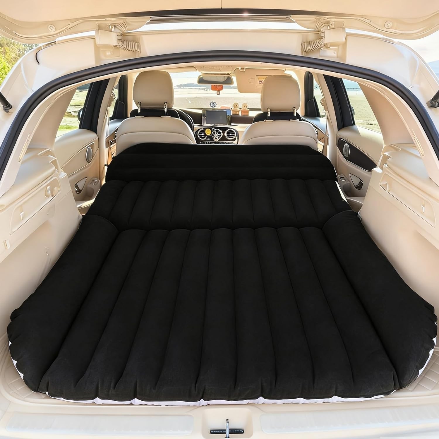 SUV Car Air Mattress – Inflatable Back Seat Bed with Electric Air Pump, Portable gallery