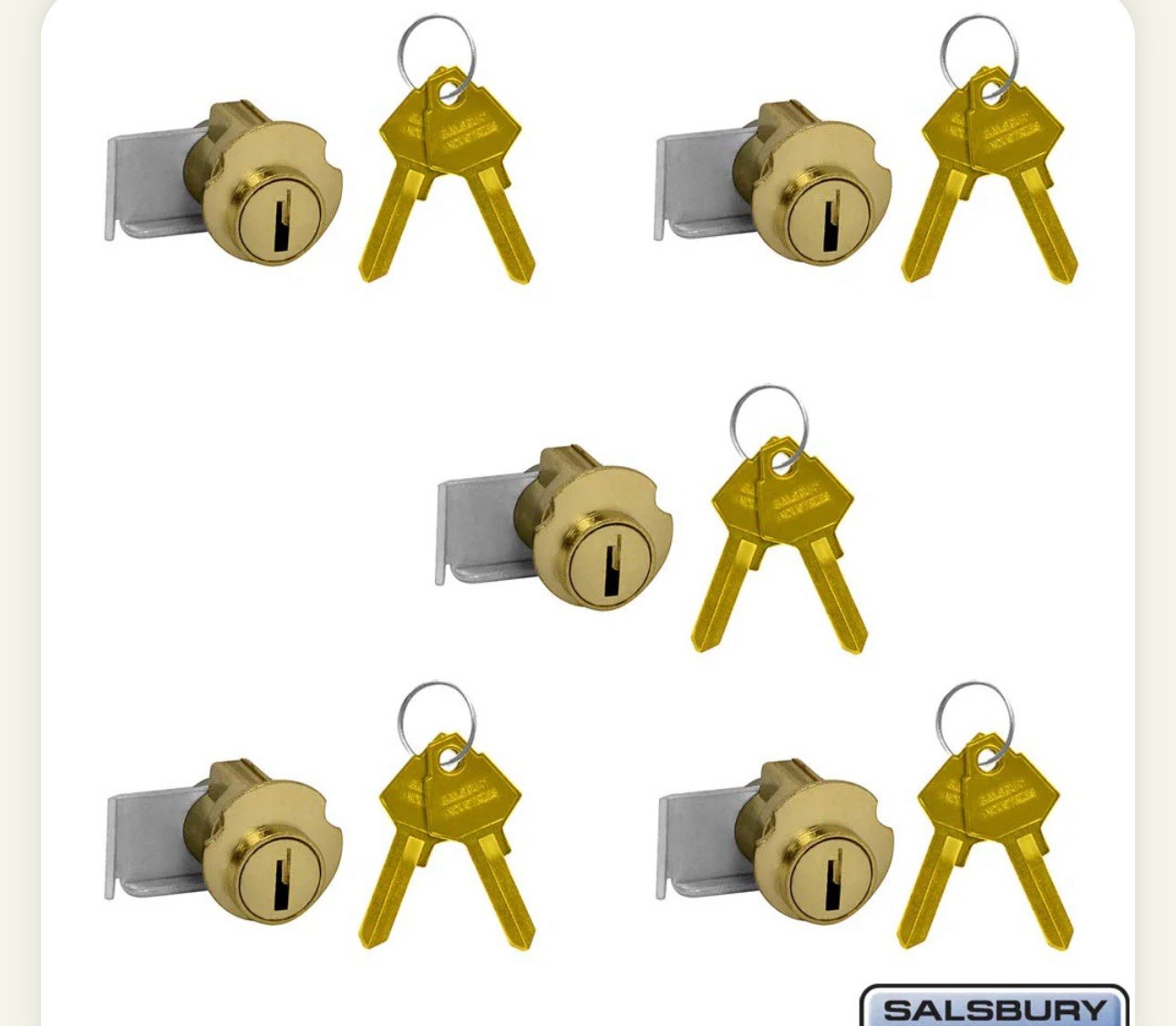 Price for Qty 5 Small Rear mailboxes with keys! Brand new gallery