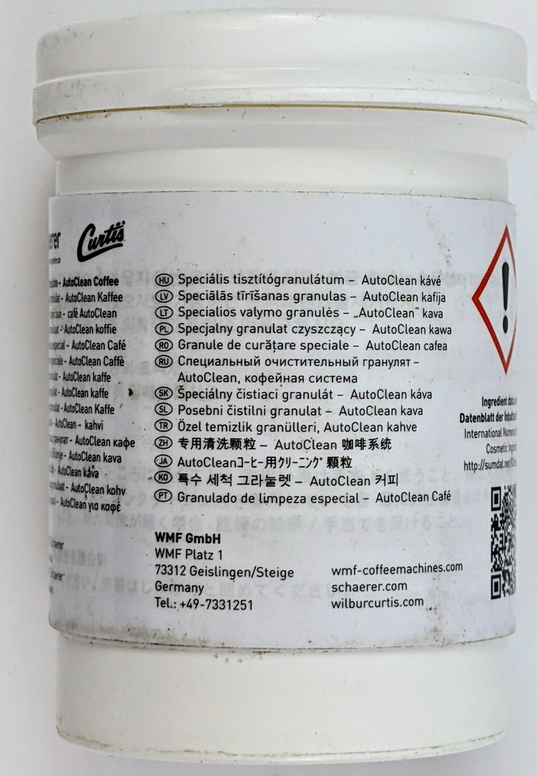 WMF Schaerer Curtis AutoClean Coffee Special Cleaning Granulate 90g gallery