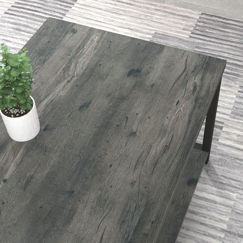 Rustic Grey Coffee Table & 55" TV Stand for Stylish Living Rooms gallery
