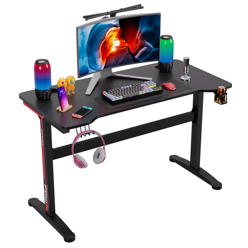 Fdw 47 Inch Gaming Desk Large Desktop Computer Desk Student Pc Desk Extra Large gallery
