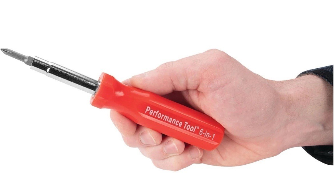 W975 6-In-1 Quick Change Screwdriver with Hex Torque Handle, Chrome Vanadium Ste gallery