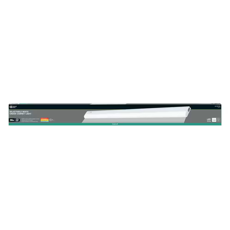 36 In. Plug-In White Integrated LED Linkable 2-Brightness Level under Cabinet Li gallery