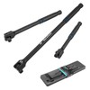 DURATECH 3PCS Breaker Bar Set 1/4" 3/8" 1/2" Drive 180°Rotatable Head 6" 10” 15" gallery
