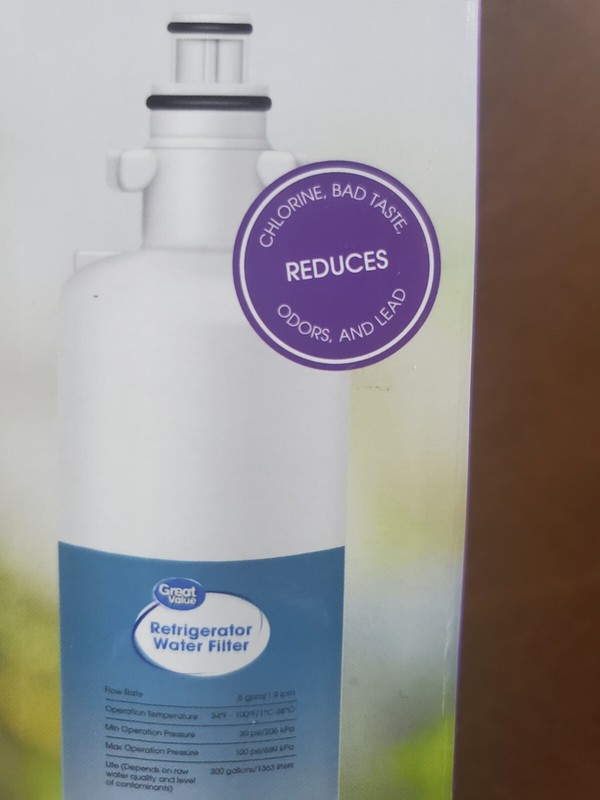 Refrigerator Replacement Filters Replaces GE model RPWF, Great Value Brand (2) gallery