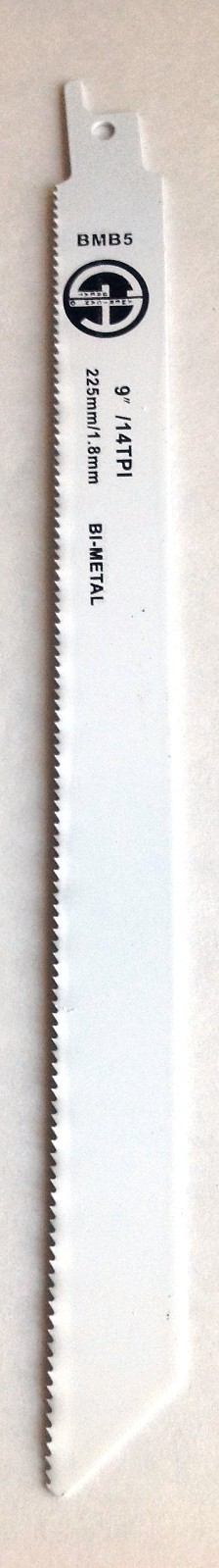 Reciprocating Saw Blades 9" inch Bi Metal for METAL 14TPI 10 Blades BMB5 gallery
