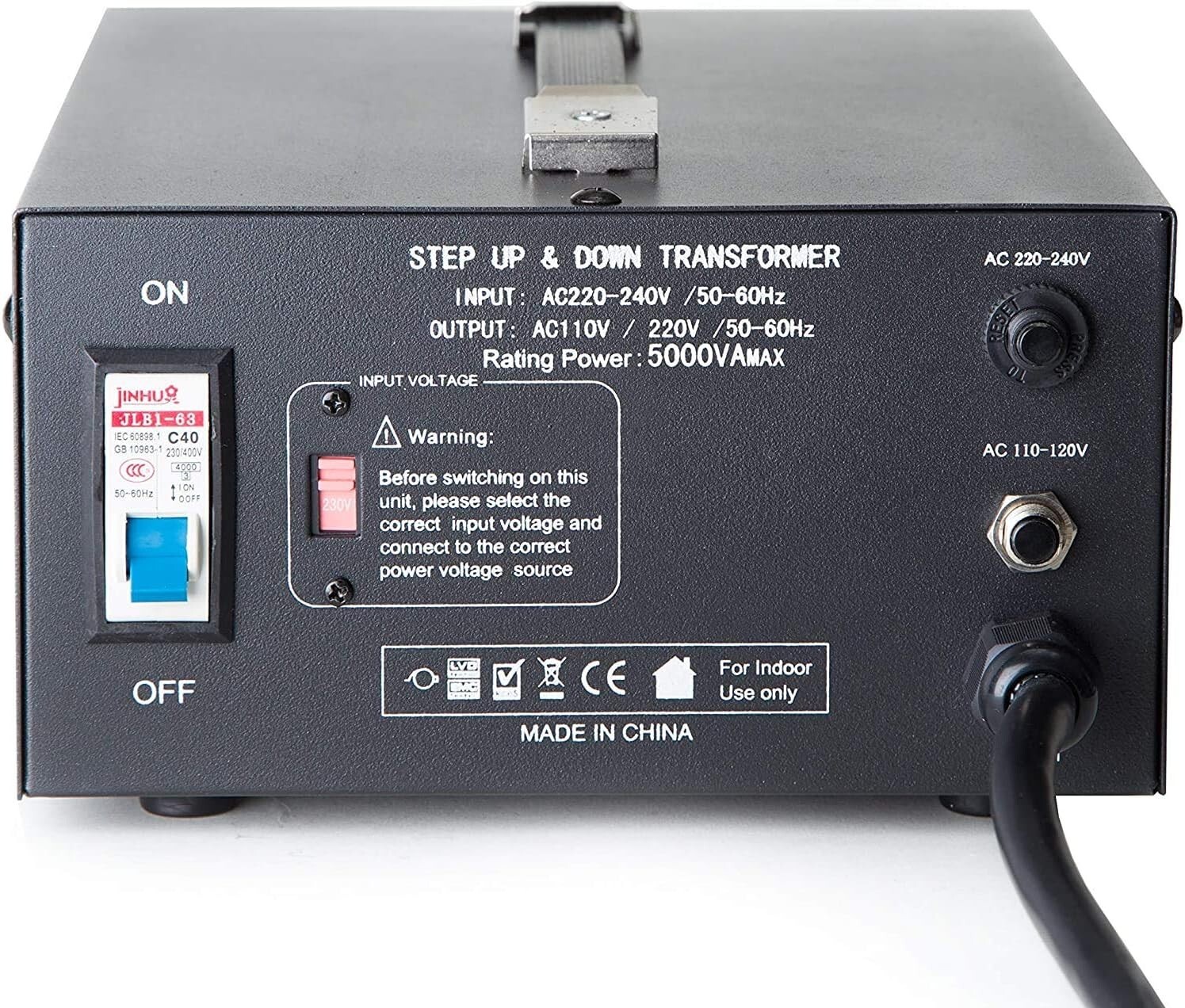 5000W Voltage Converter Transformer 110V/220V Step Up/Down 3-Year Warranty gallery