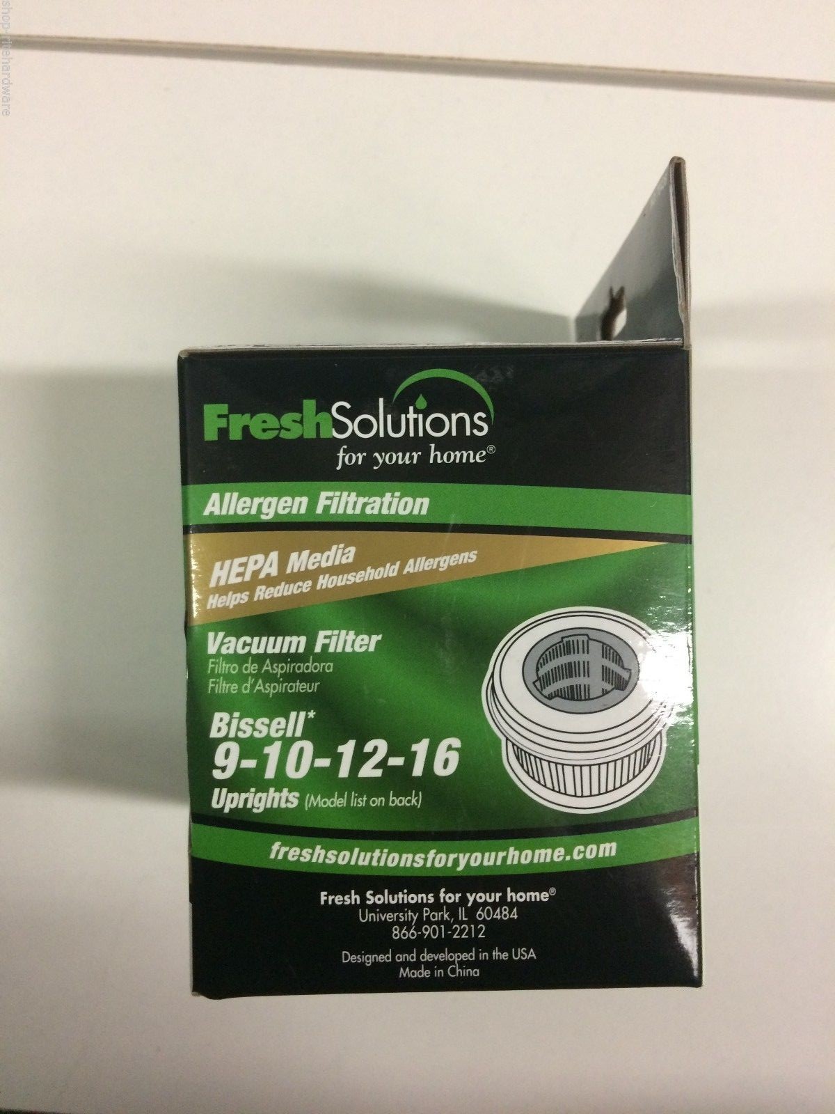 NEW FRESH SOLUTIONS ALLERGEN FILTRATIONS BISSELL 9 10 12 16 VACUUM FILTER 70438 gallery