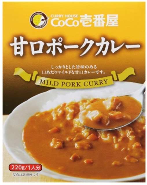 COCO ICHIBANYA COCOICHI RETORT PACKED CURRY MILD PORK 220g ORIGINAL SPICE JAPAN gallery