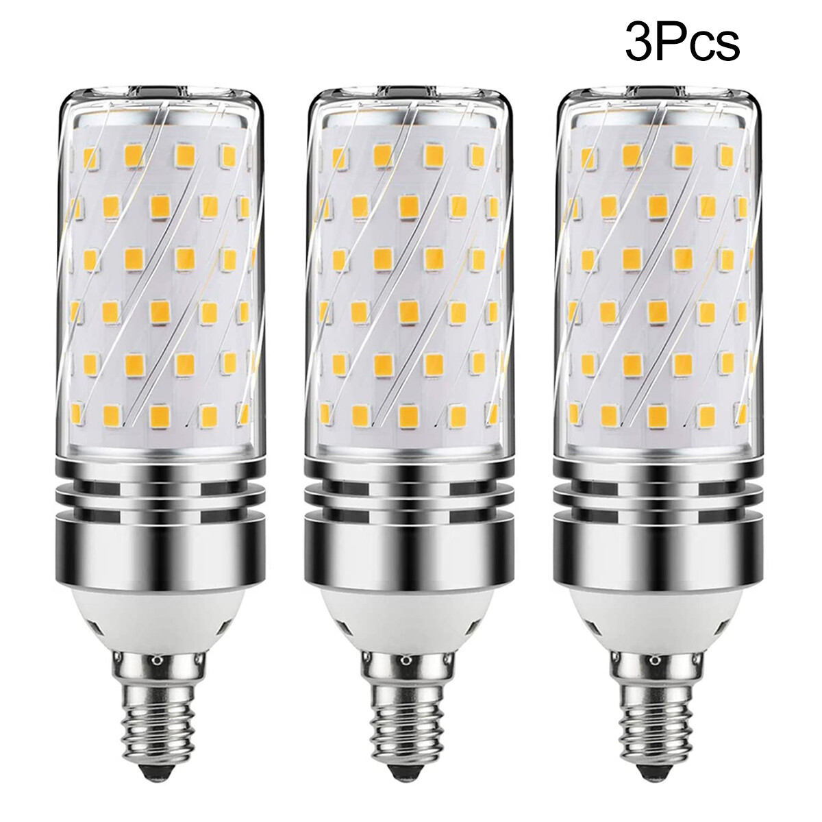16W E12 LED Corn Bulb Light 6000K Candelabra Ceiling Fan Lamp Daylight White /US gallery