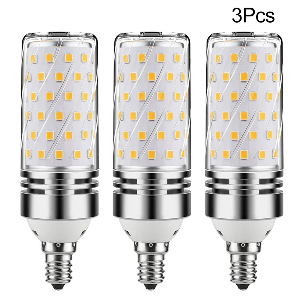 16W E12 LED Corn Bulb Light 6000K Candelabra Ceiling Fan Lamp Daylight White /US