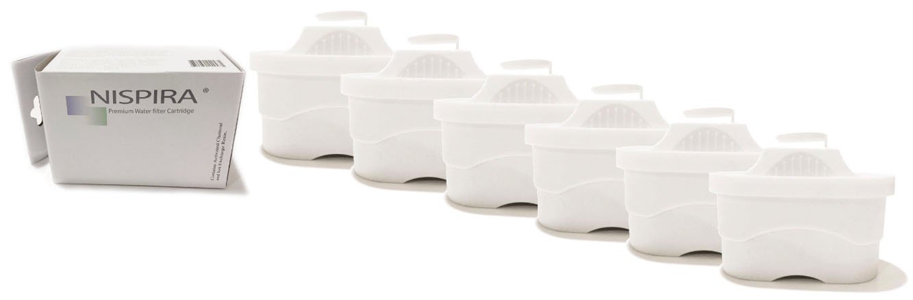 Water Filter Replacements for Mavea Maxtra 1001122 Pitcher By NISPIRA 6 Pk gallery