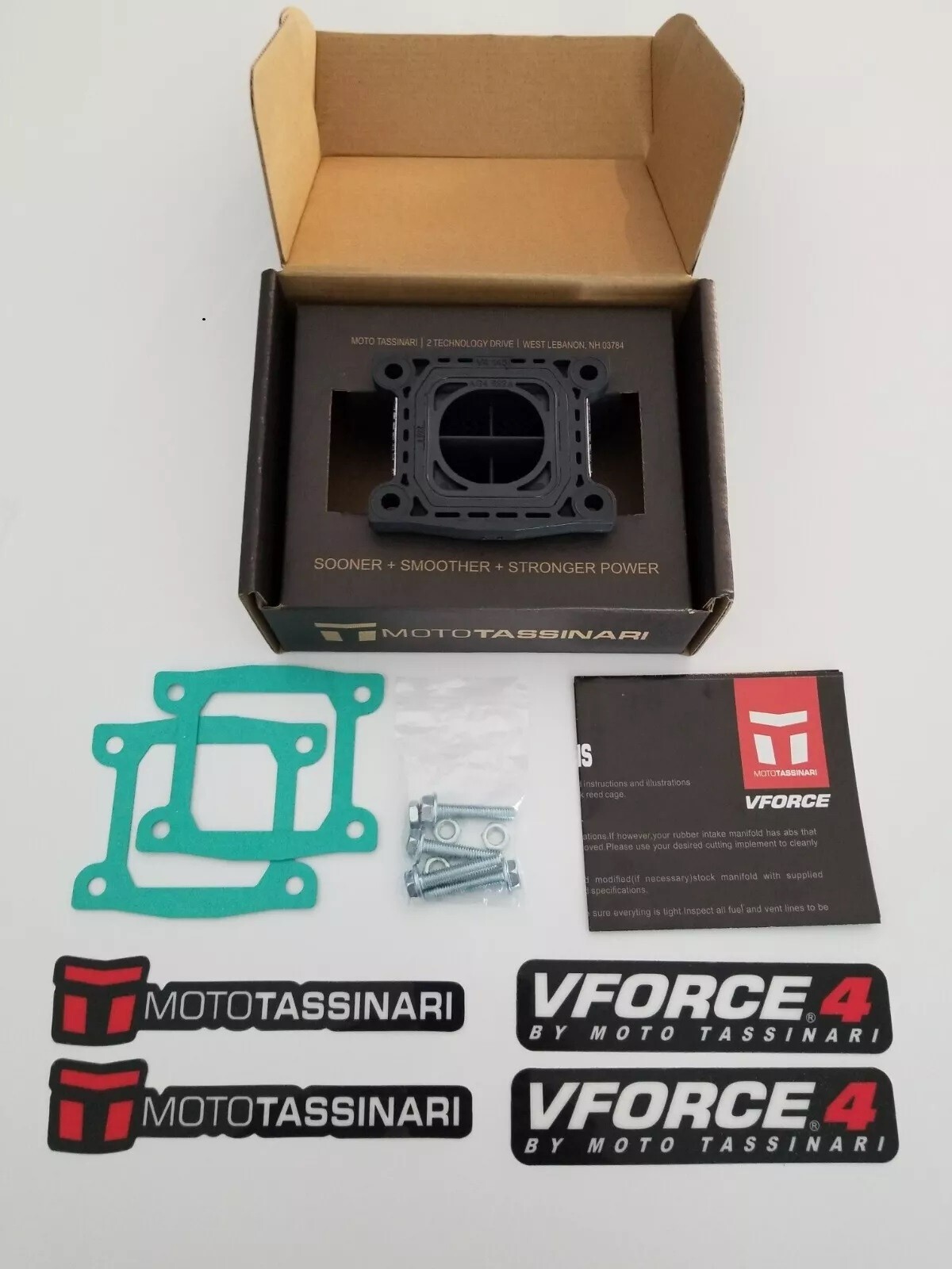 VFORCE4 V4145 Intake Reed Valve Kit for Yamaha Blaster DT200 YFS200 1988-2006 gallery