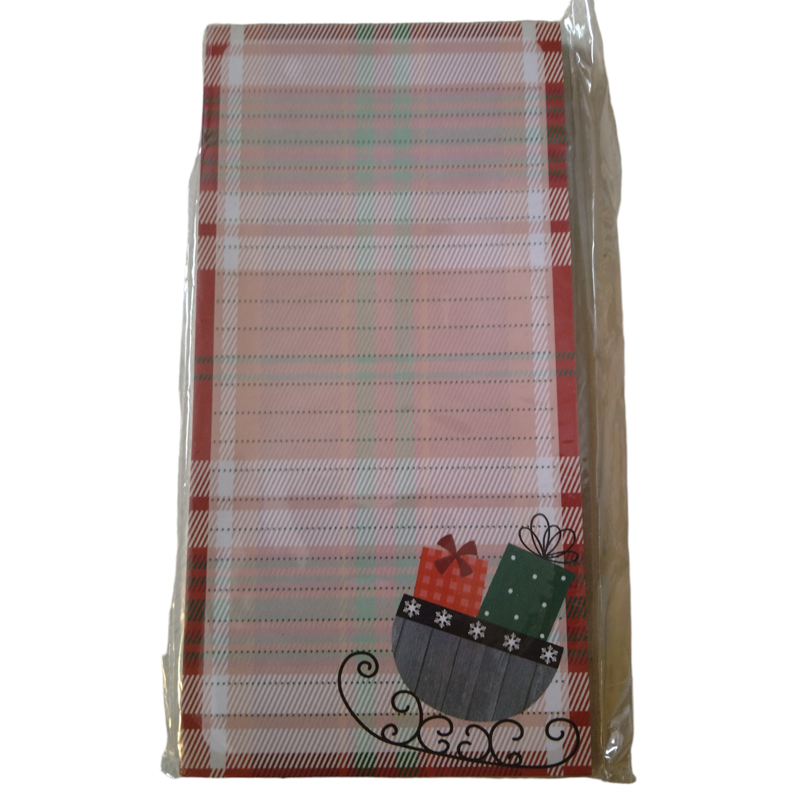 Christmas Magnetic Notepad Memo Shopping List Lot Of 2 New In Package CB2 gallery