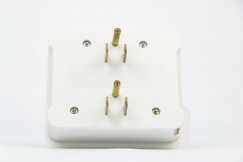 ( 2 pack ) 6 Grounded Outlets Tap Electric Wall Outlet Extender 6 Prong gallery