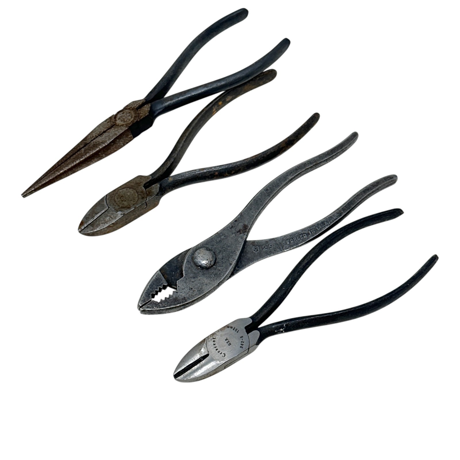 Crescent 942-6, Vlchek V29 Forged Tool USA Pliers Hand Tool Set, 4 Pcs gallery