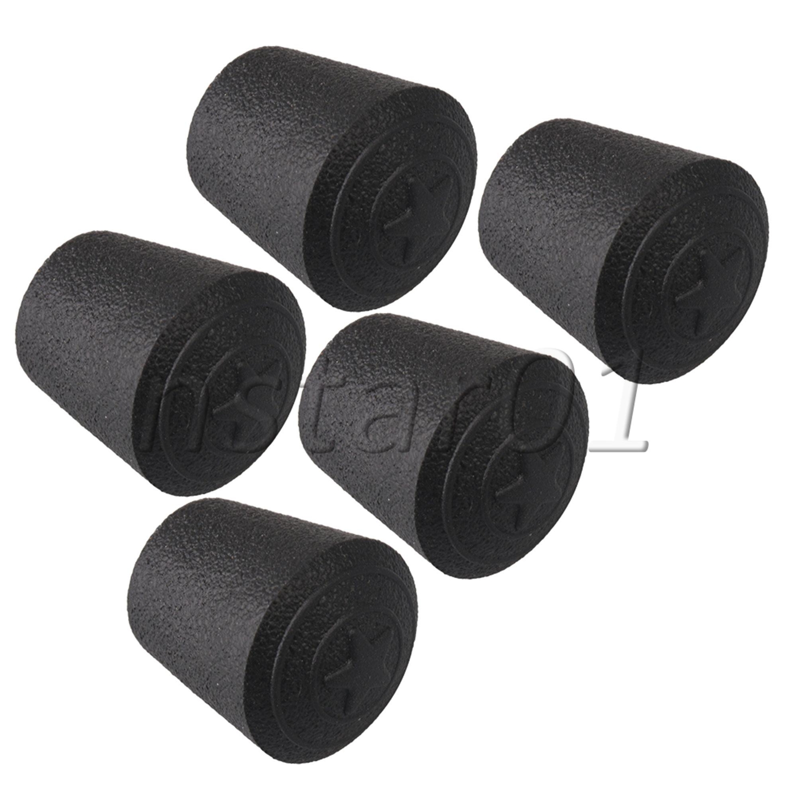 1cm Arc Shape Synthetic Rubber Table Chair Feet Defendor Pads Set of 20 Black gallery