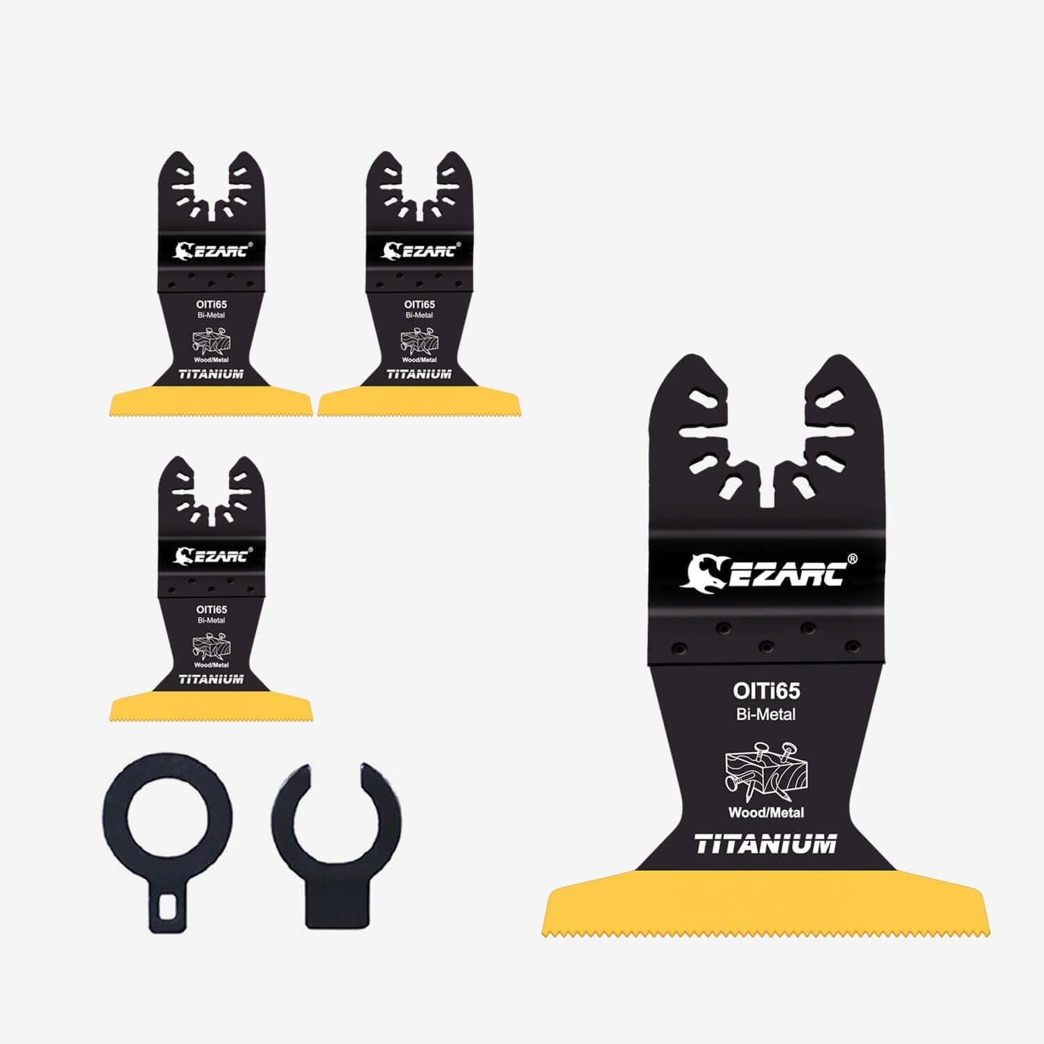 EZARC 2-9/16 In. Extended Teeth Oscillating Blade For Wood/Metal/Hard Material gallery