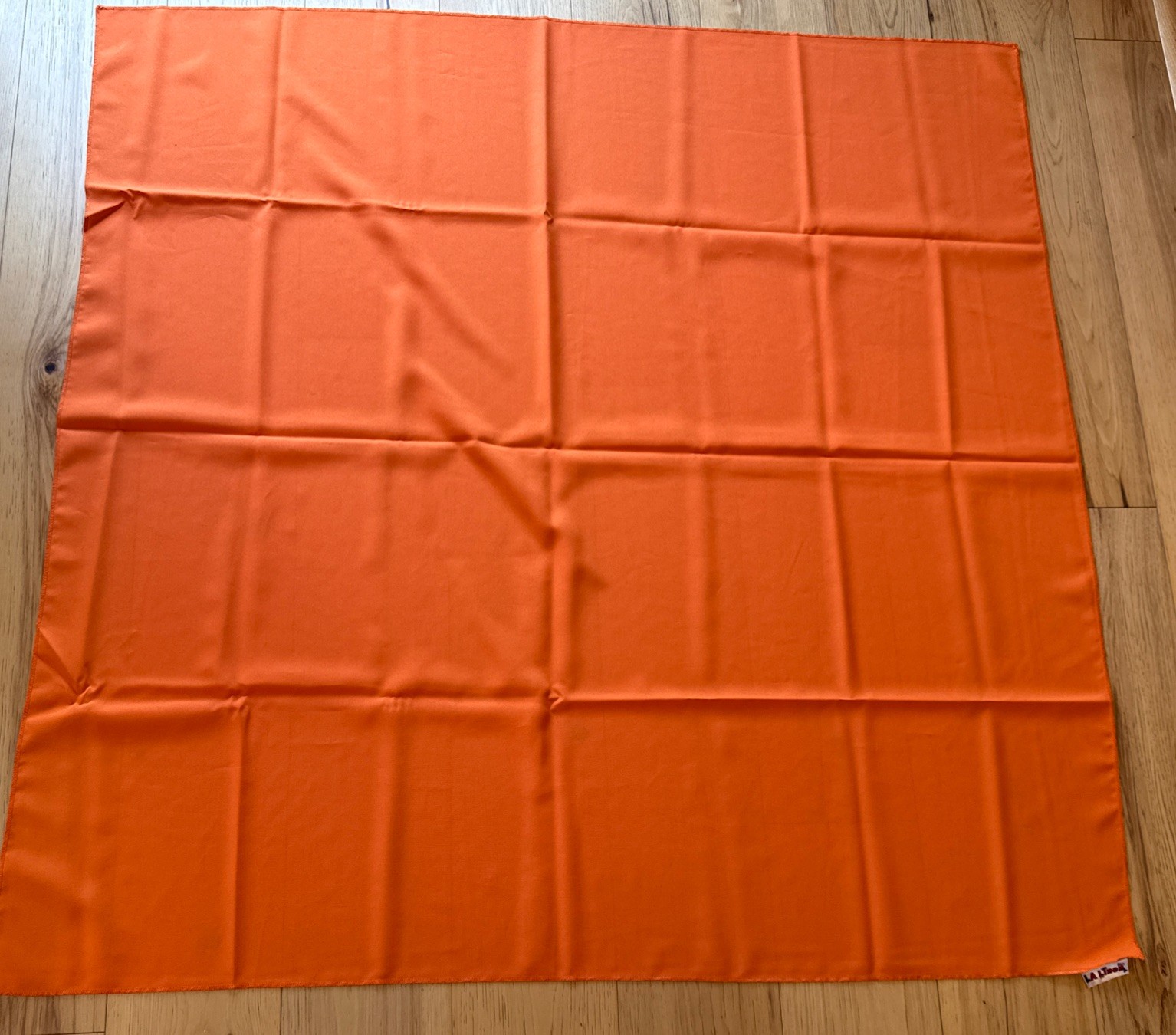Lot Of 6 LA Linen Polyester Tablecloth 52 X 52/Orange/ Halloween/Grad Party gallery