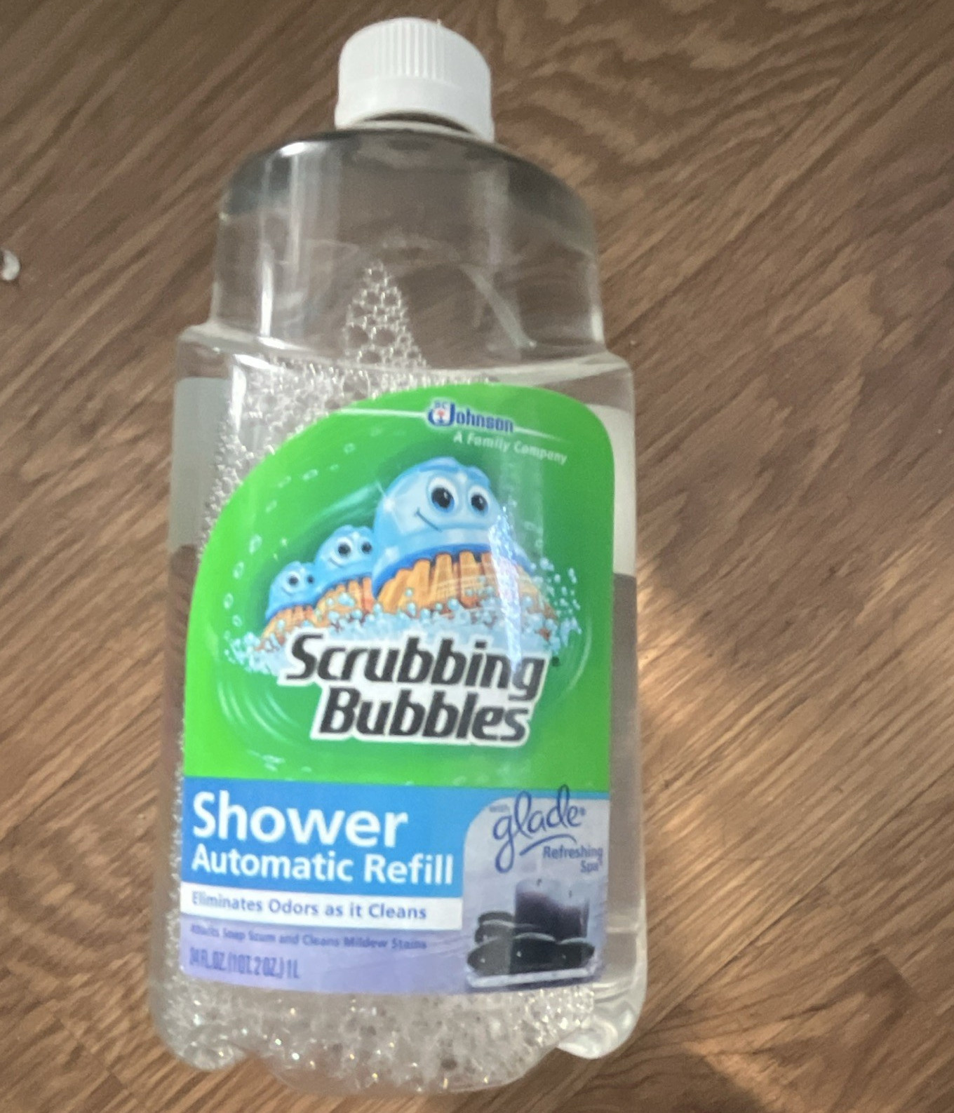 Scrubbing Bubbles Shower Automatic Refill Glade Refreshing Spa 34 fl oz gallery
