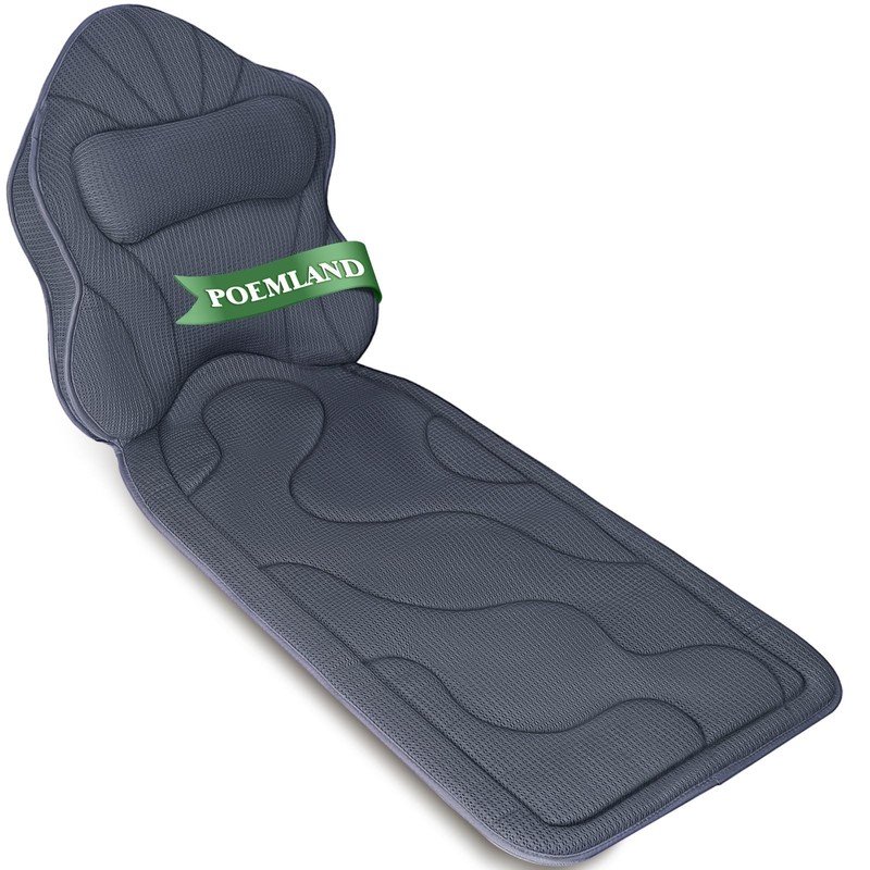 Extra Thick Full Body Bath Pillow - Non-Slip Tub Cushion with Head & Neck Suppor gallery