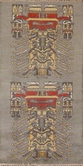 Gray Geometric Heriz Serapi 6 ft. Runner Rug Handmade Wool 5′ 11″ x 2′ 7″