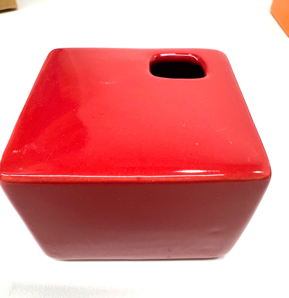 Chive.com Cube Ceramic Bud Herb Flower Vase Pick One 2.5" x 3" x 2” Pick 1