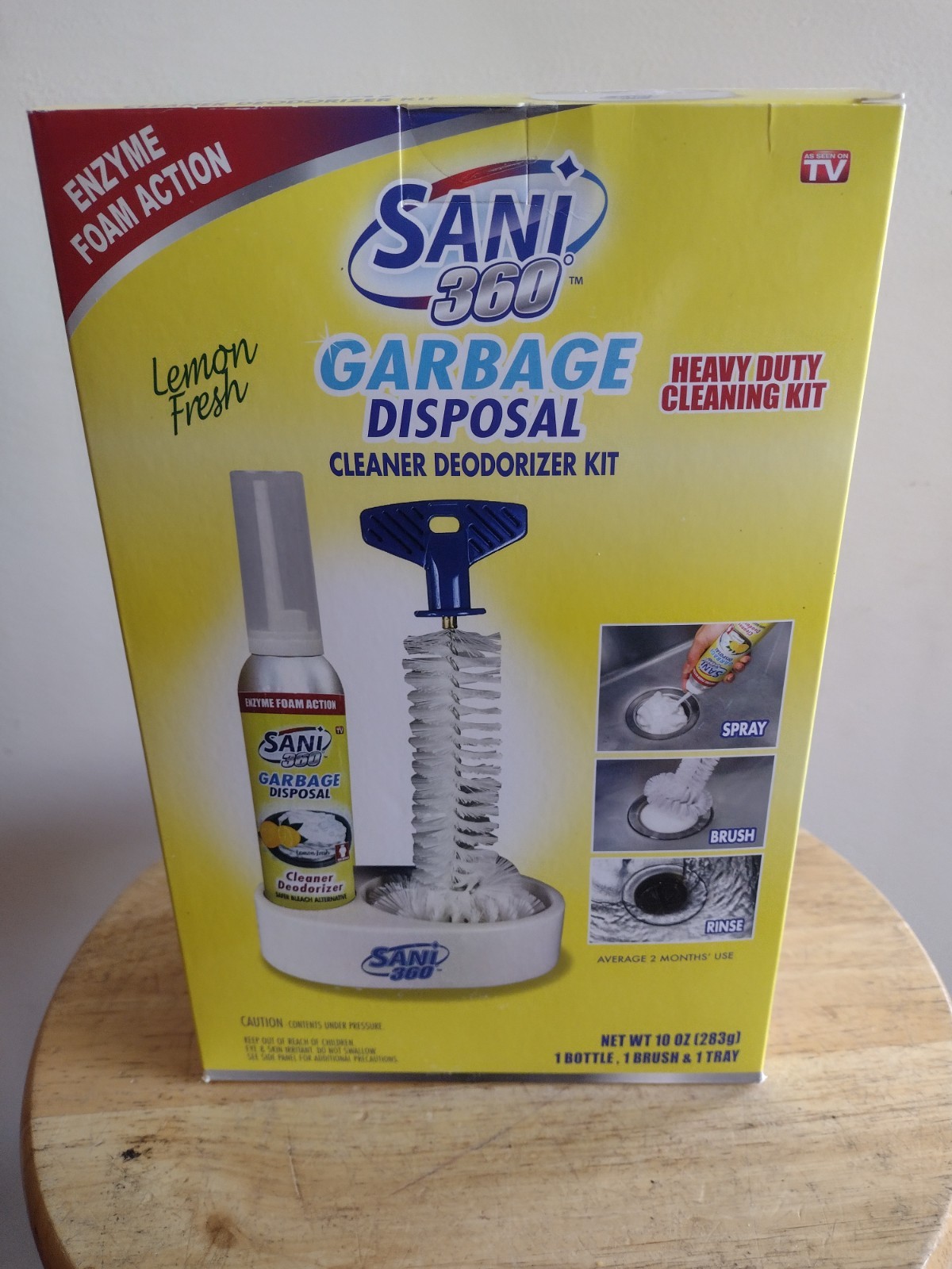 Sani 360 Garbage Disposal Cleaner Deodorizer 10oz | Lemon gallery