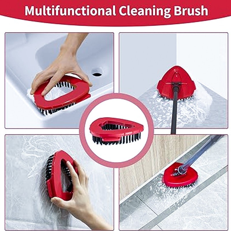 Replacement Mop HEAD For O-Cedar Spin Mop Easy Clean Wring+Brush+mop base gallery