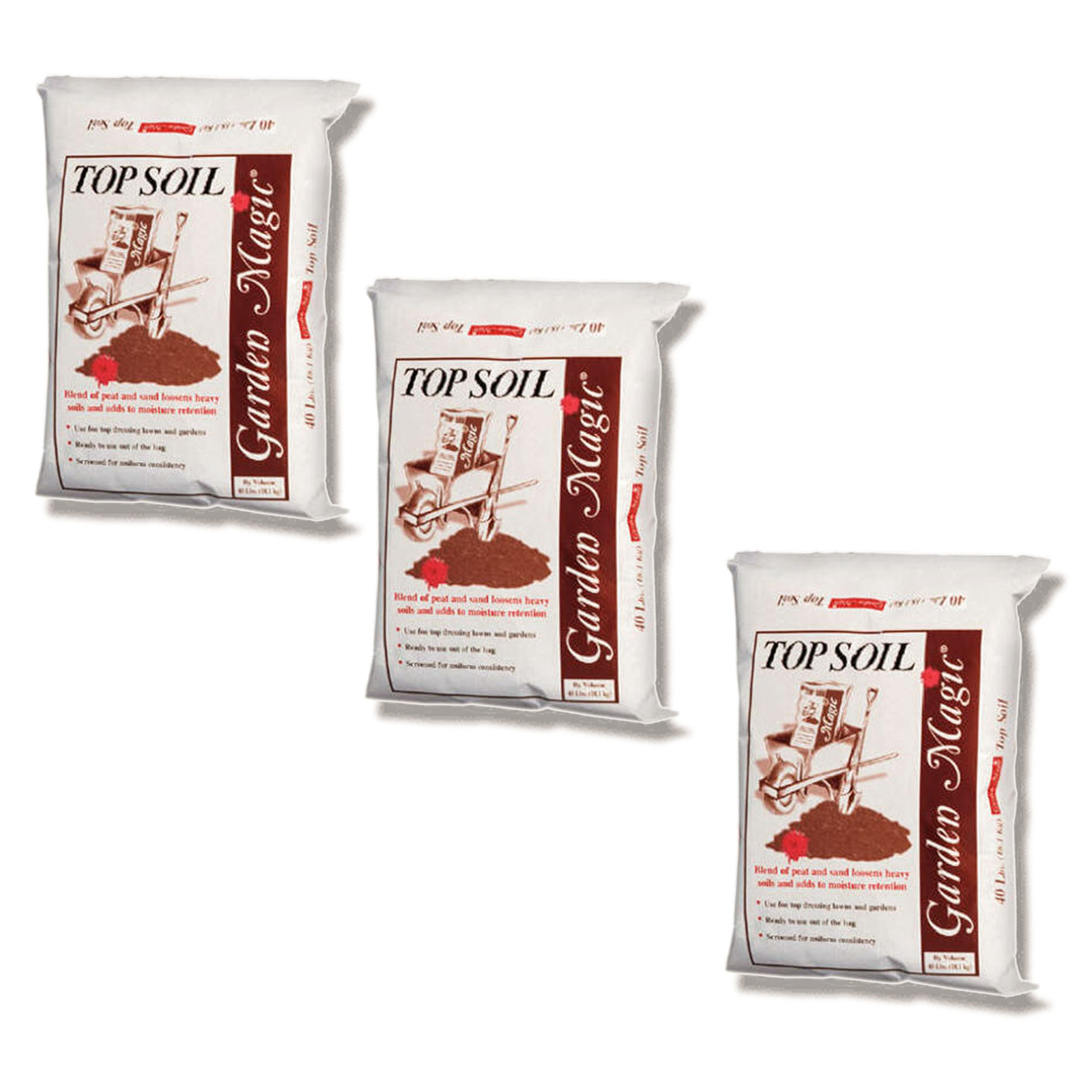 Michigan Peat 130065 Garden Magic Potting Top Soil Blend, 40 Lbs Bag (3 Pack) gallery
