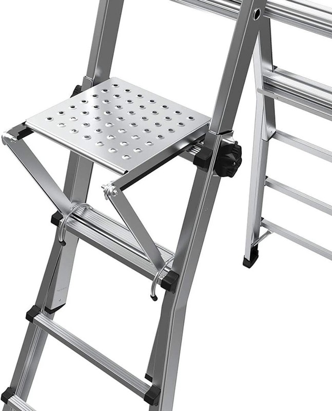 Ladder Systems, Work Platform, Ladder Accessory, Aluminum, 375 lbs weight rat... gallery