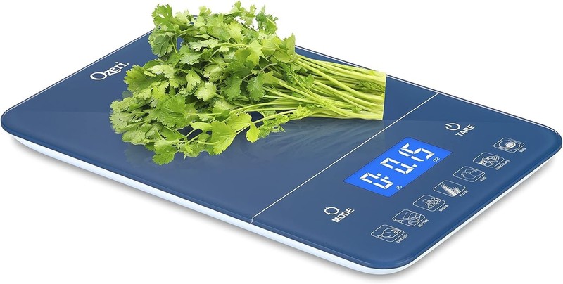 Ozeri Touch Iii Digital Kitchen Scale Calorie Counter 22 Lbs 10 Kg Classic Blue gallery