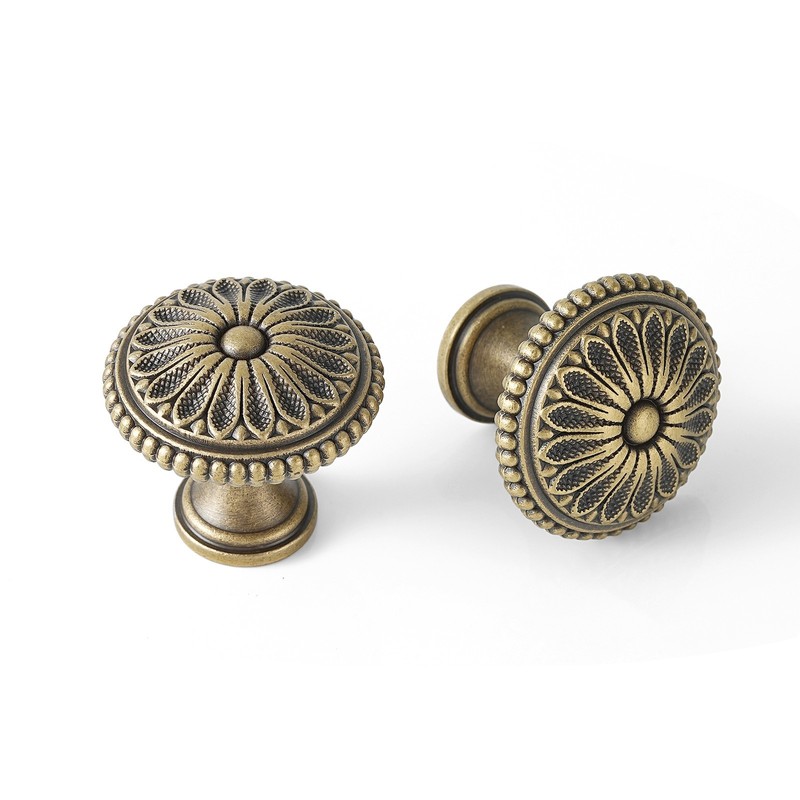 Solid Brass Cabinet Handle ø28/32mm Drawer Knob 3.8"/5"/6.3" CC Cabinet Pull gallery