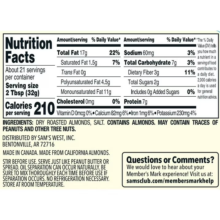 Member's Mark Almond Butter (24 oz.) Great Price gallery