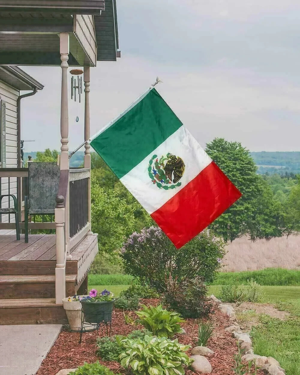 New 5’x8’ Polyester MEXICO FLAG Mexican Banner Pennant Bandera Indoor Outdoor gallery
