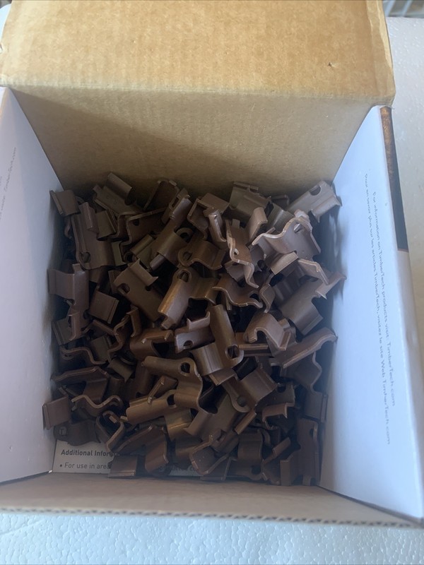 TimberTech CONCEALoc Deck Hidden Fasteners 175 CLIPS ONLY & NO Screws Open Box gallery