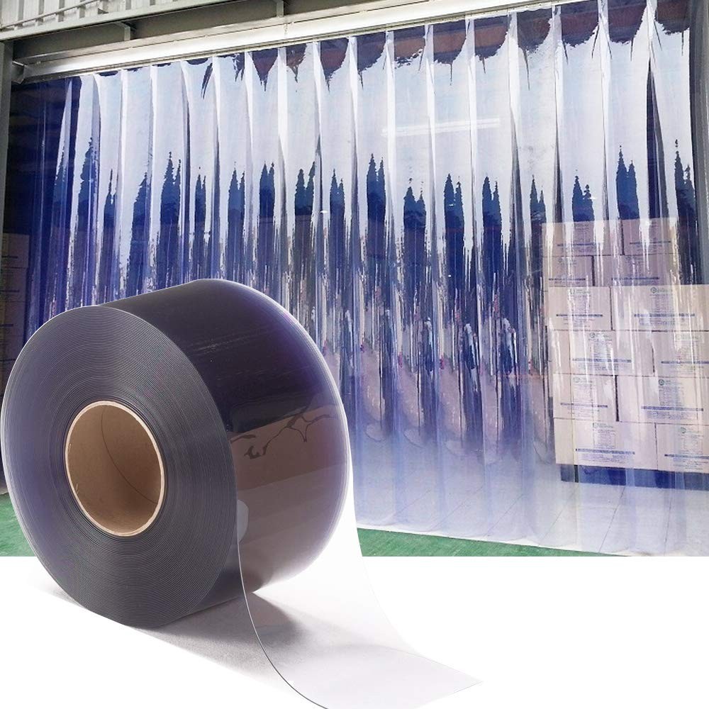 Plastic Vinyl Strip Door Curtain – Clear PVC Curtain Bulk Roll, Commercial In... gallery