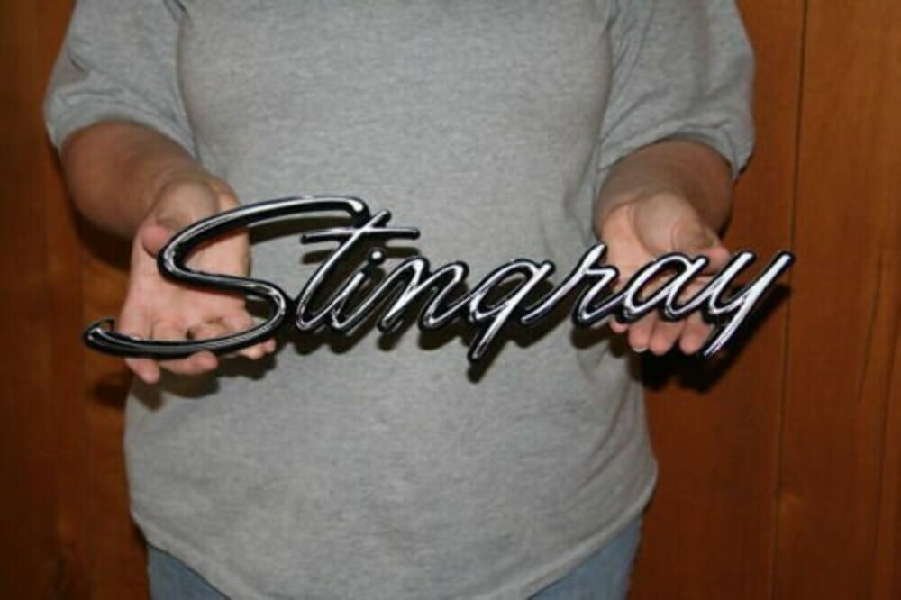 Corvette C3 Stingray Script Flat Steel Sign gallery