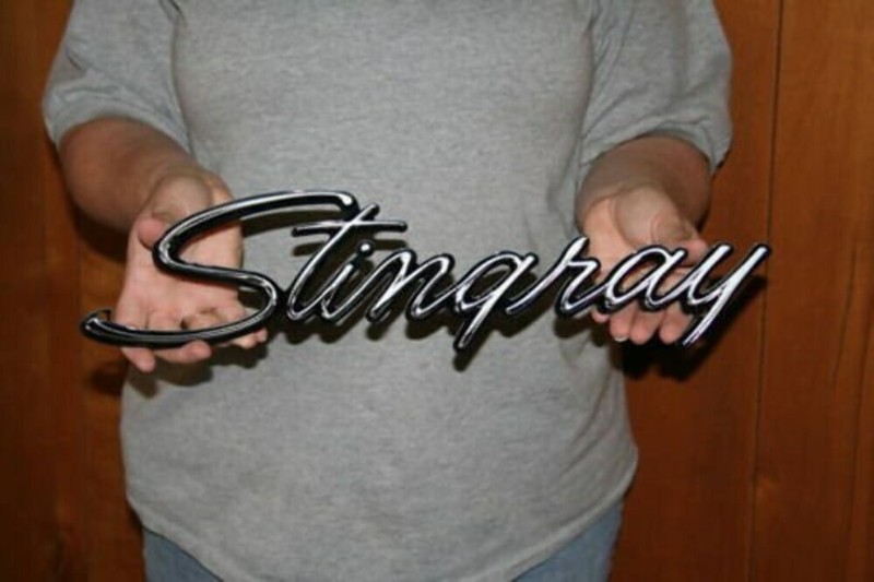 Corvette C3 Stingray Script Flat Steel Sign gallery