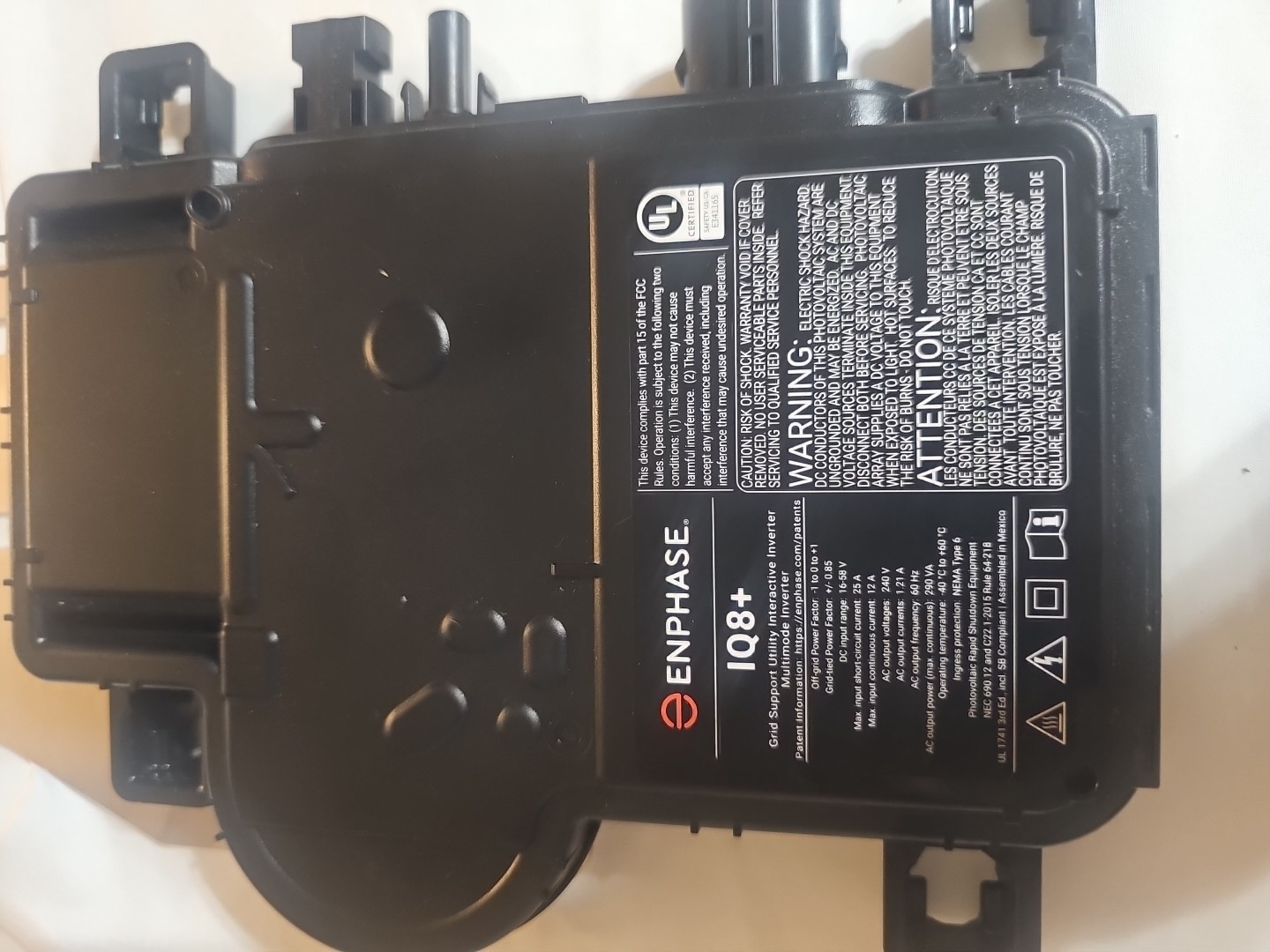 Enphase IQ8+ Microinverter IQ8PLUS-72-M-US Solar Micro Inverter New gallery