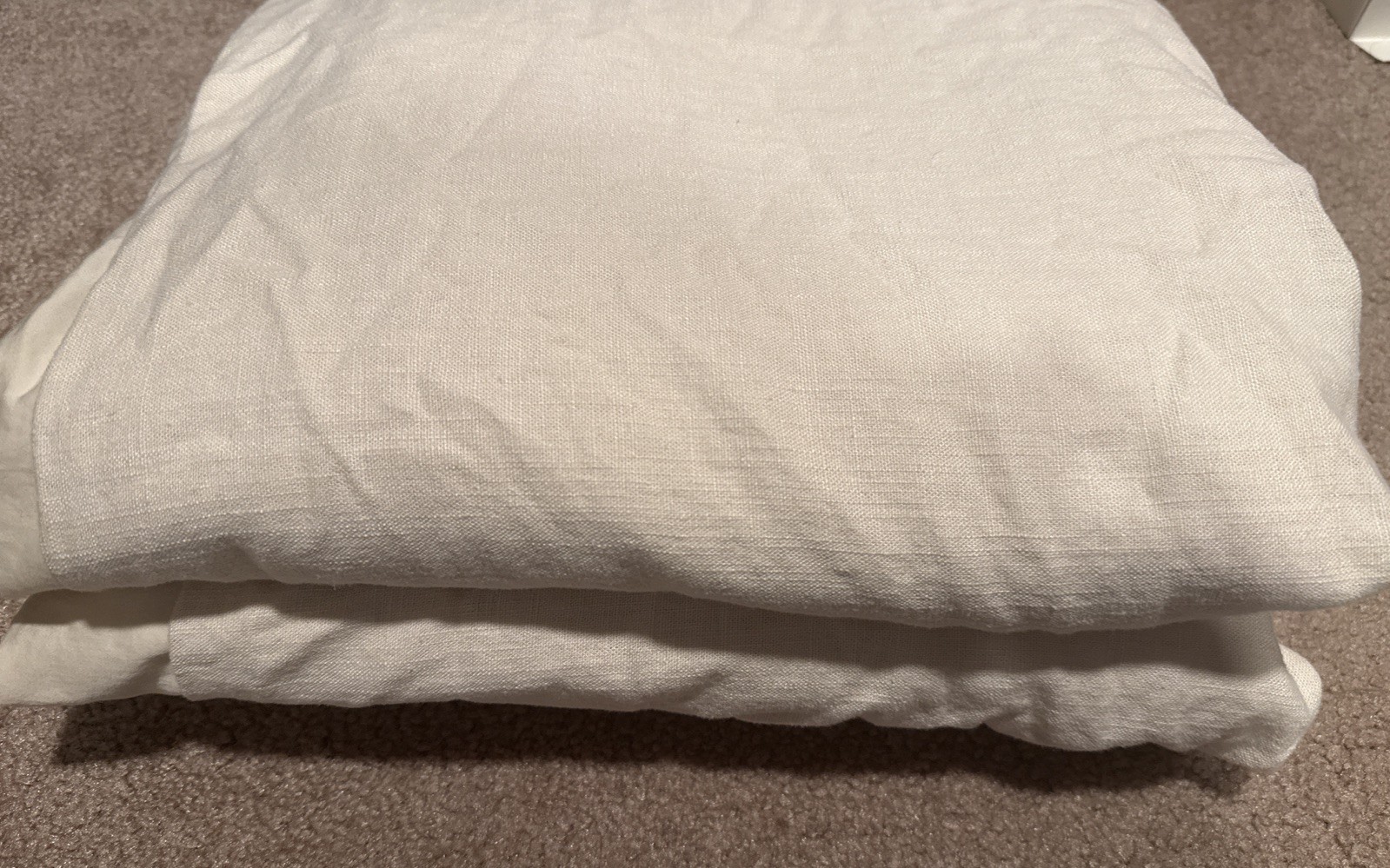 Heavyweight Linen Blend Duvet Cover - Casaluna King Natural Color gallery