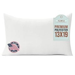 Premium Polyester Throw Pillow Insert – 13×19 – Ultra Soft 13 Inch by 19 Inch