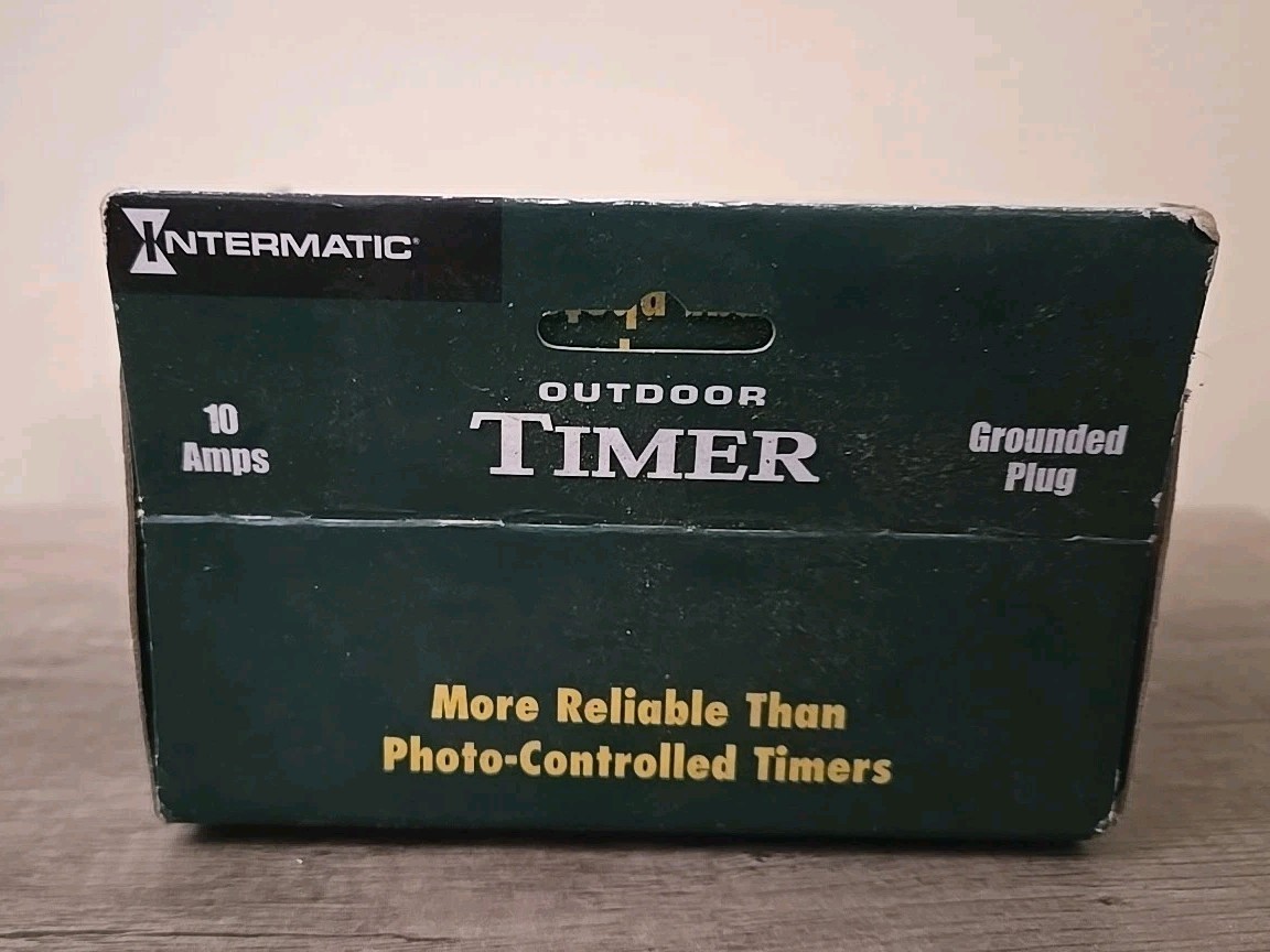 Intermatic OUTDOOR TIMER w/Weatherproof Cover Model: HB35R, 10 Amps, Auto Timer. gallery
