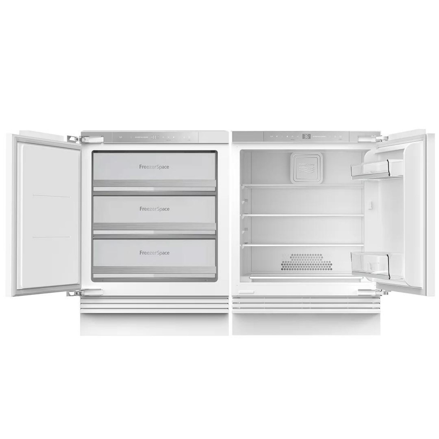 Ca'Lefort 48" Built-in Panel Ready Fridge & Freezer Bundle 8.5 cu.ft -11-46℉ gallery
