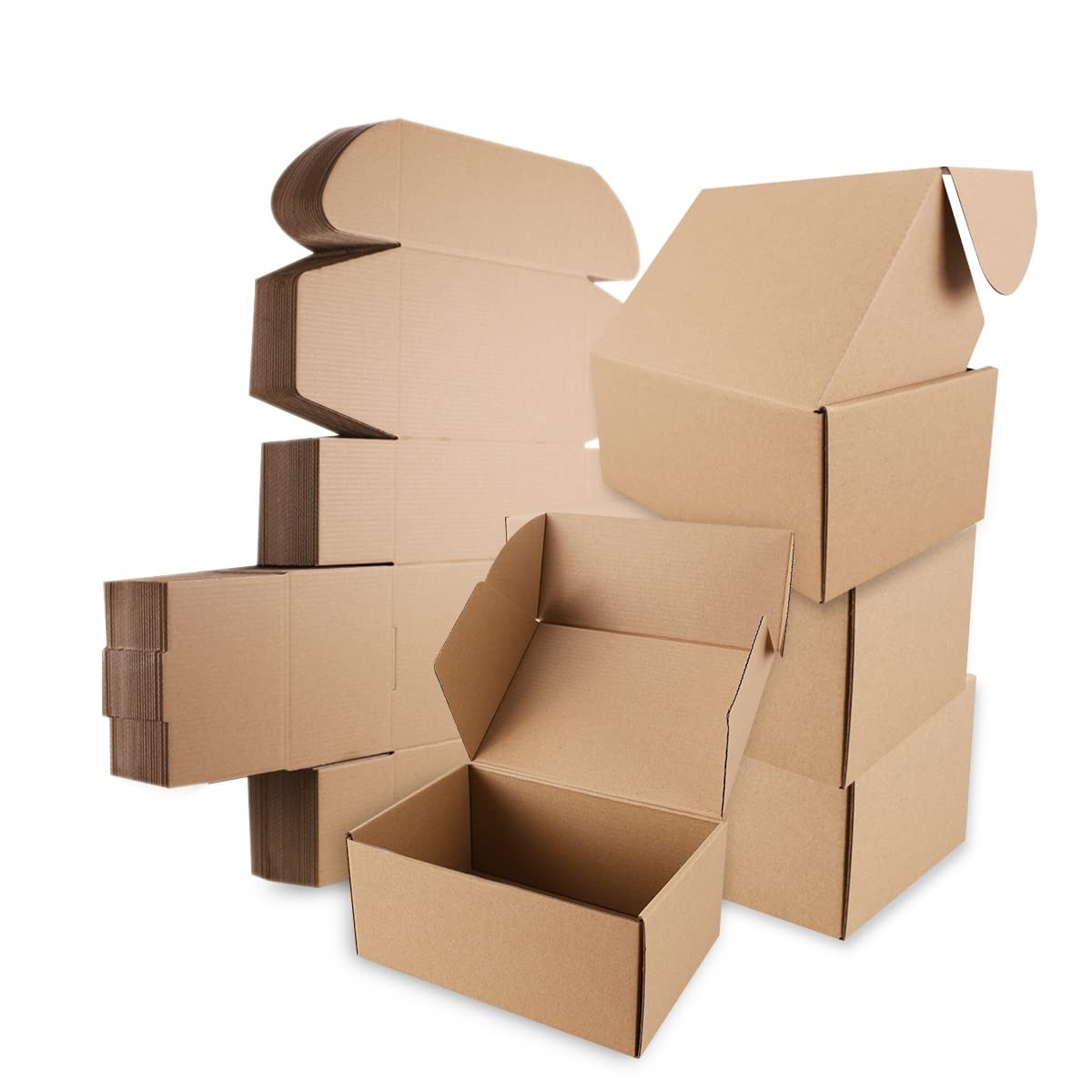 Shipping Boxes 9x6x4 Anti-Impact Packaging with Sealing Label for E-Commerce gallery