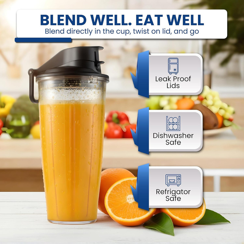 MRX Solutions Personal Cups Adapter Fits Vitamix Classic Blenders 5200, 5300, 63 gallery