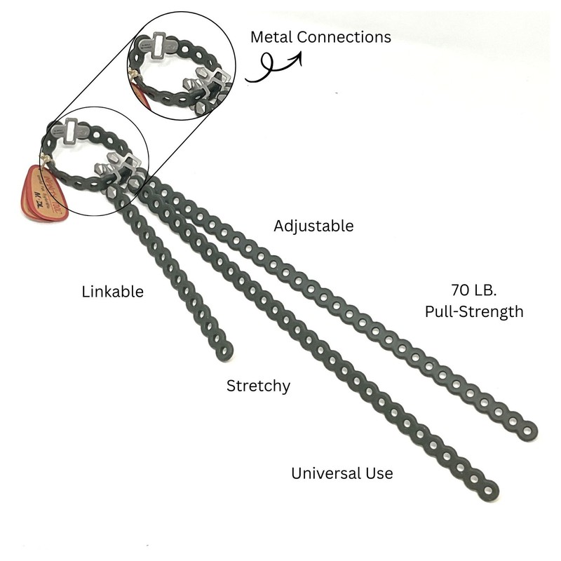 Infinity Tool Wearable Utility Strap – Strong, Modular, Reusable Gear Tie 70lb gallery